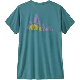 Patagonia Womens Capilene Cool Daily Lands Graphic T Shirt