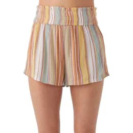 O'Neill Girls' Gabi Ticking Stripe Shorts