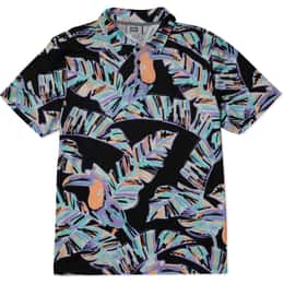 Party Pants Men's Captn Toucan Performance Cabana Short Sleeve Polo Shirt