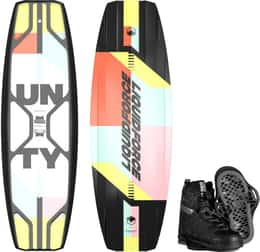 Liquid Force Men's Unity Wakeboard + Classic 6X Wakeboard Bindings Package 24’