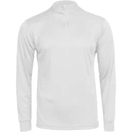 Hot Chillys Men's Peach Skins Solid Zip-T Base Layer Shirt