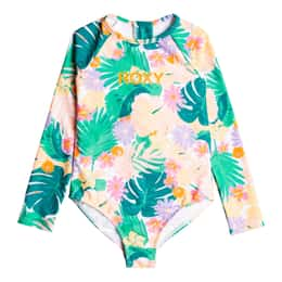 ROXY Girls' Paradisiac Island Long Sleeve One-Piece Rashguard