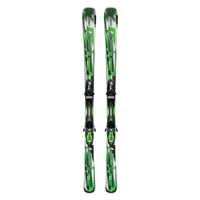 Elan Men's eFlex 6 Green All Mountain Skis with EL 10.0 QT