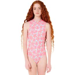 Rip Curl Girls' Neon Isles Floral One Piece Swimsuit