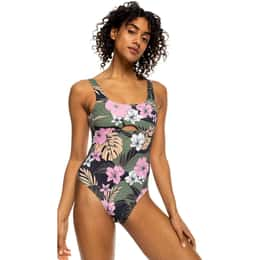 ROXY Women's The Double Line One Piece Swimsuit