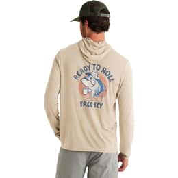 Free Fly Men's Ready To Roll Bamboo Lightweight Graphic Hoodie