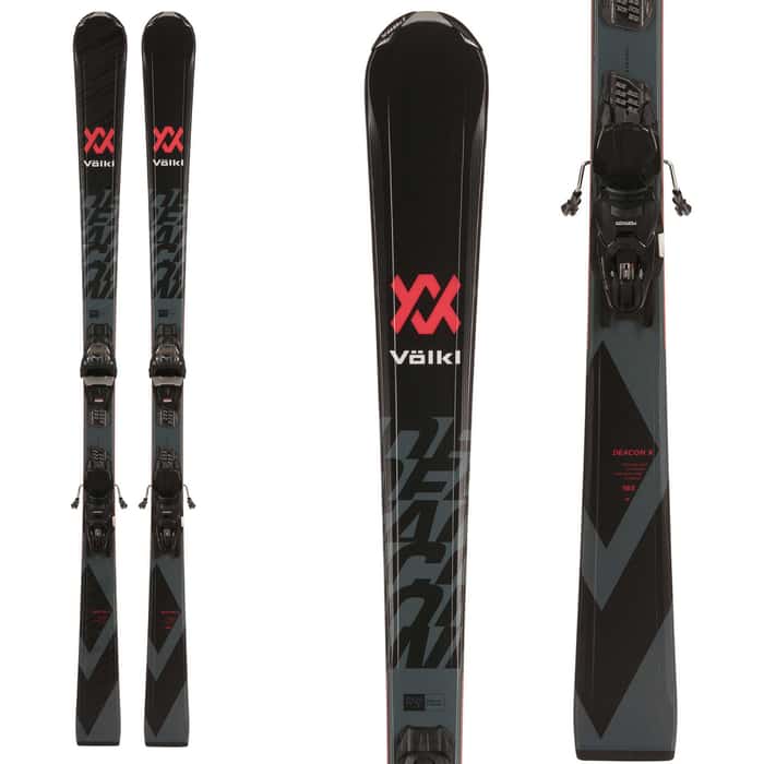 Volkl Men's Deacon X Skis with vMotion 10 GripWalk Bindings 24