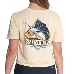 Salty Crew Women's Go Sailin Crop Boyfriend T Shirt