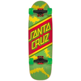 Santa Cruz Rasta Tie Dye Street Cruiser Skateboard
