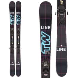 LINE Kids' Tom Wallisch Shorty Skis with 7.0 Bindings '23