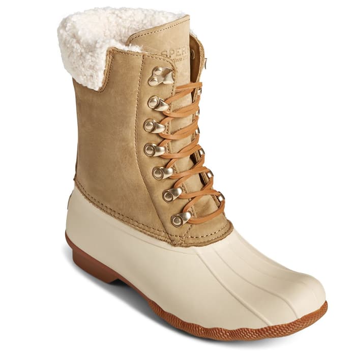 sperry saltwater leather duck boot