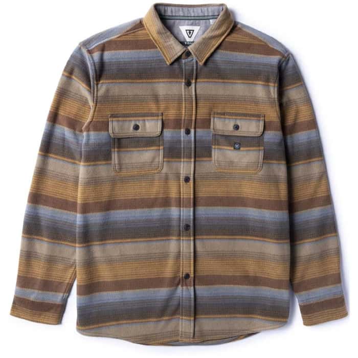 Vissla Men's Eco-Zy LS Polar Flannel Shirt