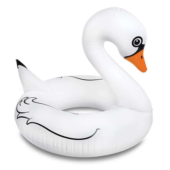 Big Mouth Giant White Swan Pool Float
