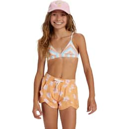 Billabong Girls' Mad For You Elastic Waist Shorts