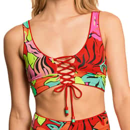 Maaji Women's Paradise Long Line Triangle Bikini Top