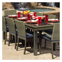 North Cape Cabo Willow Rectangle Table 9-Piece Dining Set