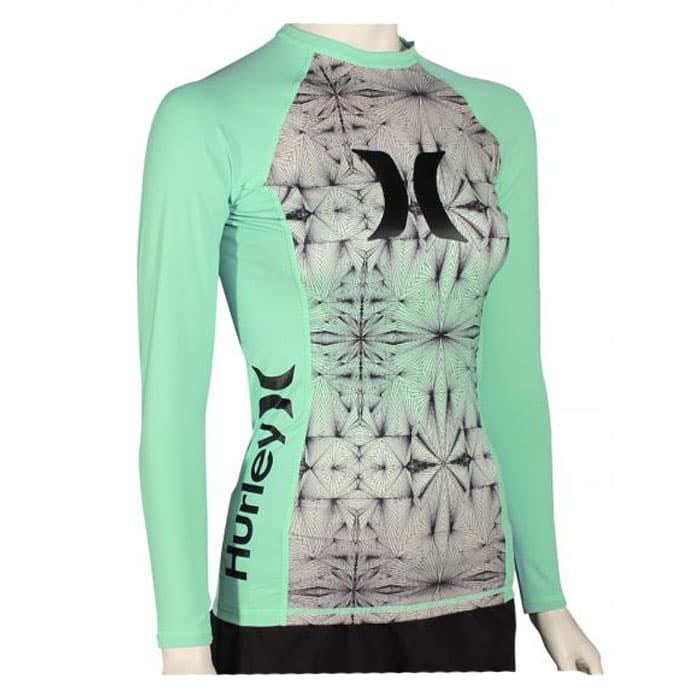 Hurley Women's One And Only Long Sleeve Rashguard Sun & Ski Sports