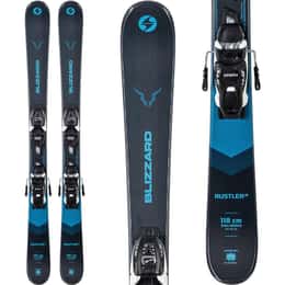 Blizzard Boys Rustler Twin Jr Skis with Jr 4.5 WB Bindings