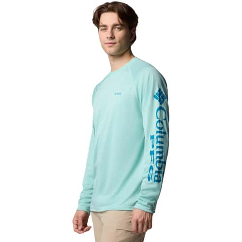 Columbia Men's PFG Terminal Tackle Heather Long Sleeve Shirt alt image view 1