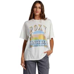 ROXY Women's Sunrise To Sunset Oversized Boyfriend T Shirt