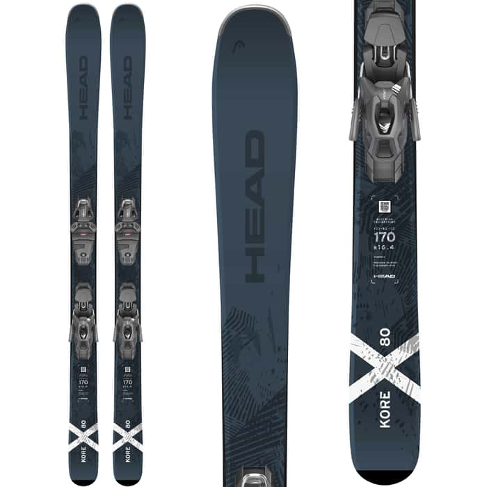 Head Men's Kore X 80 Skis w/ PR 11 GripWalk Bindings '25 - Sun