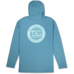 AFTCO Men's Ocean Bound Hooded Long Sleeve Performance Shirt