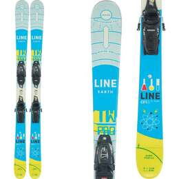 LINE Kids' Tom Wallisch Shorty Skis with FDT 7.0 Bindings '24