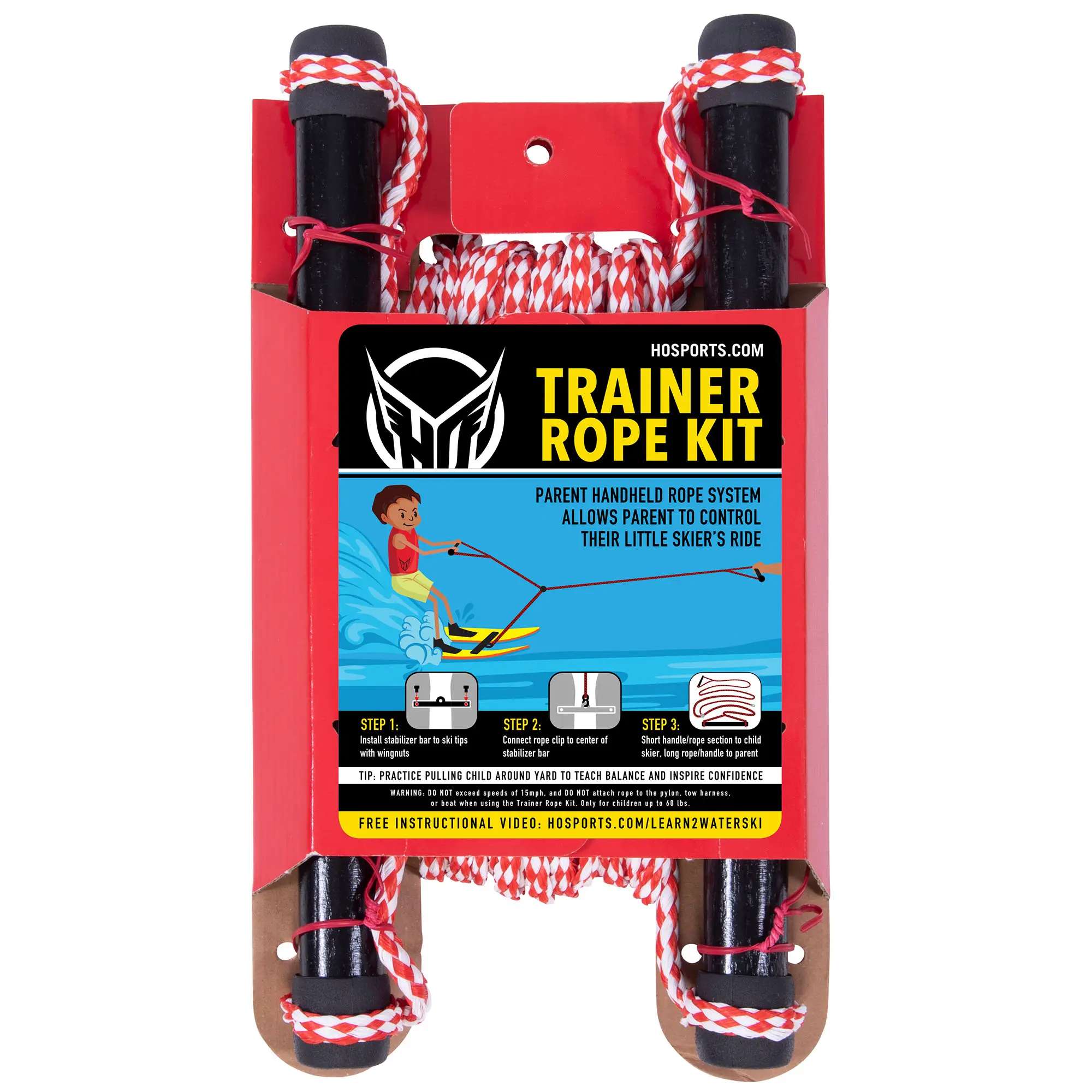 HO Sports Kids&#39; Hot Shot Trainer Tow Rope