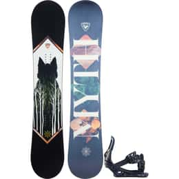 The Rossignol Women's Myth Snowboard + Rossignol Women's Myth Snowboard Bindings '24