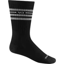 Wide Open Men's Vintage Stripe Cushioned Crew Socks