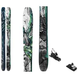 Atomic Bent 100 Snow Skis + Strive 14 GripWalk Ski Bindings Package '24