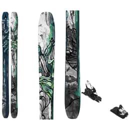 Atomic Men's Bent 100 Snow Skis + Strive 14 GripWalk Ski Bindings Package '24