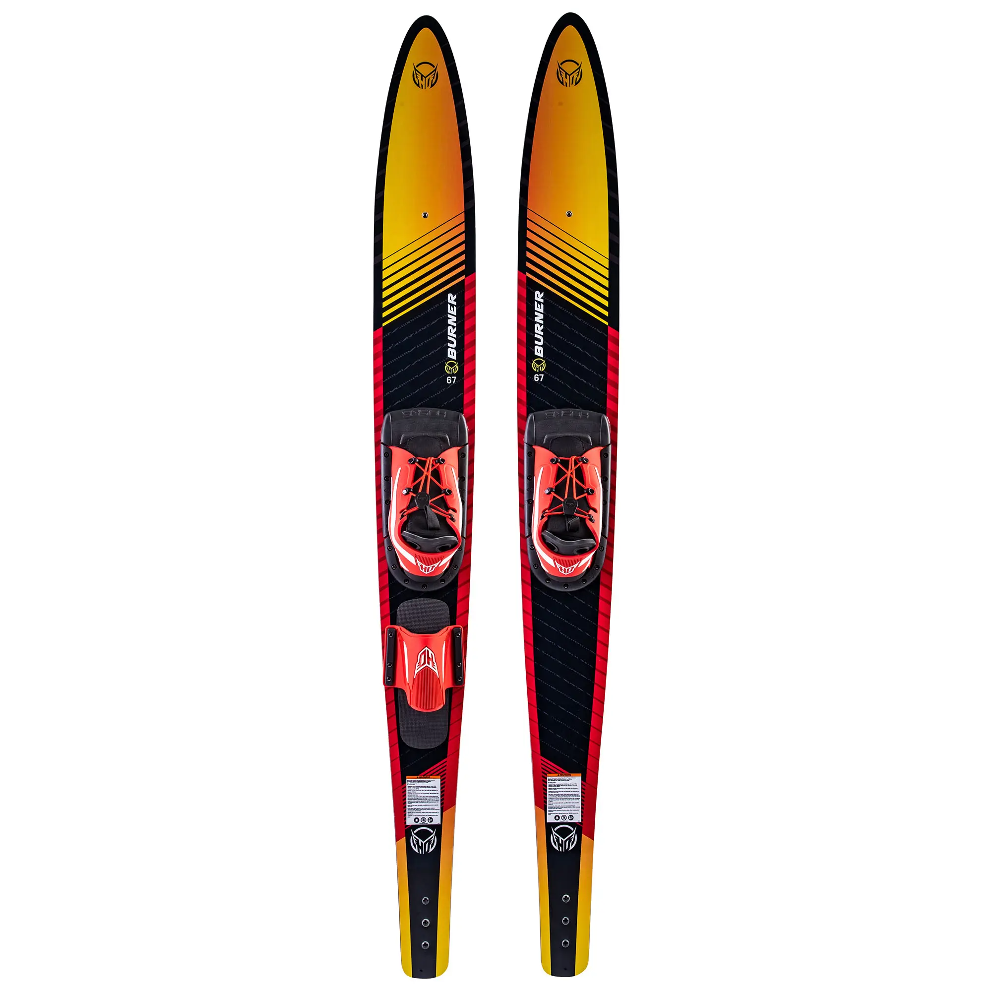 "HO Sports Burner Combo Water Skis with Blaze Bindings '24"