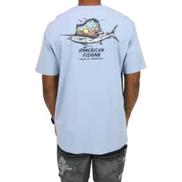 AFTCO Men's Sail Fishing Short Sleeve T Shirt
