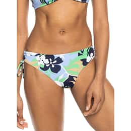 ROXY Women's Printed Beach Classics Hipster Ties Bikini Bottoms