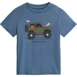 Free Fly Little Kids' Born To Roam Short Sleeve T-Shirt