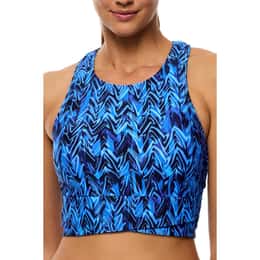 Next By Athena Women's Open Ocean Static High Neck Swim Top