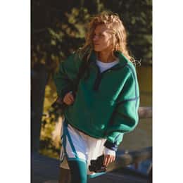 Free People Women's Mountain High Half Zip Fleece
