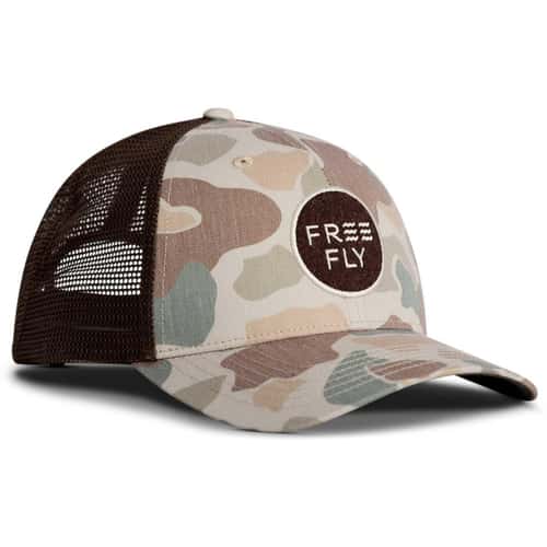 Free Fly Men's Camo Trucker Hat alt image view 0