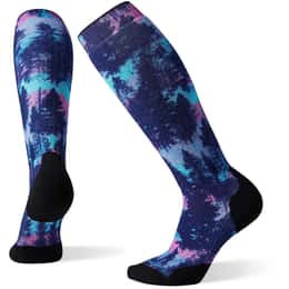 Smartwool Women's Snow Targeted Cushion Print Over The Calf Socks