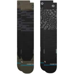 Stance Men's Black Diamond 2-Pack Snow Socks