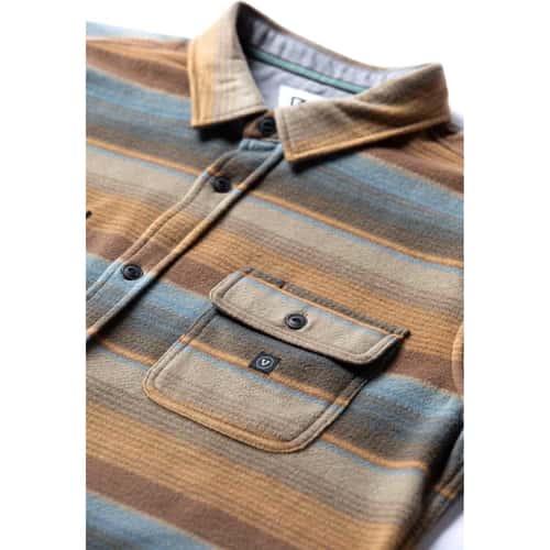Vissla Men's Eco-Zy LS Polar Flannel Shirt alt image view 2
