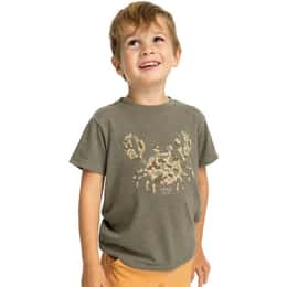 Free Fly Little Kids' Camo Crab T Shirt