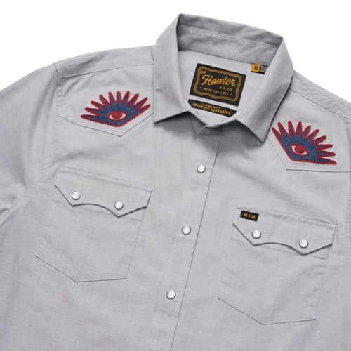Howler Brothers Men's Crosscut Deluxe Snapshirt