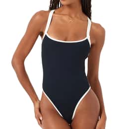 L*Space Women's Baewatch Rib Classic One-Piece Swimsuit