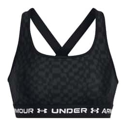 Under Armour Women's Armour Mid Cross Back Printed Sports Bra