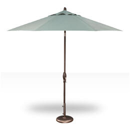 Treasure Garden 9' Push Button Tilt Umbrella - Bronze with Spa