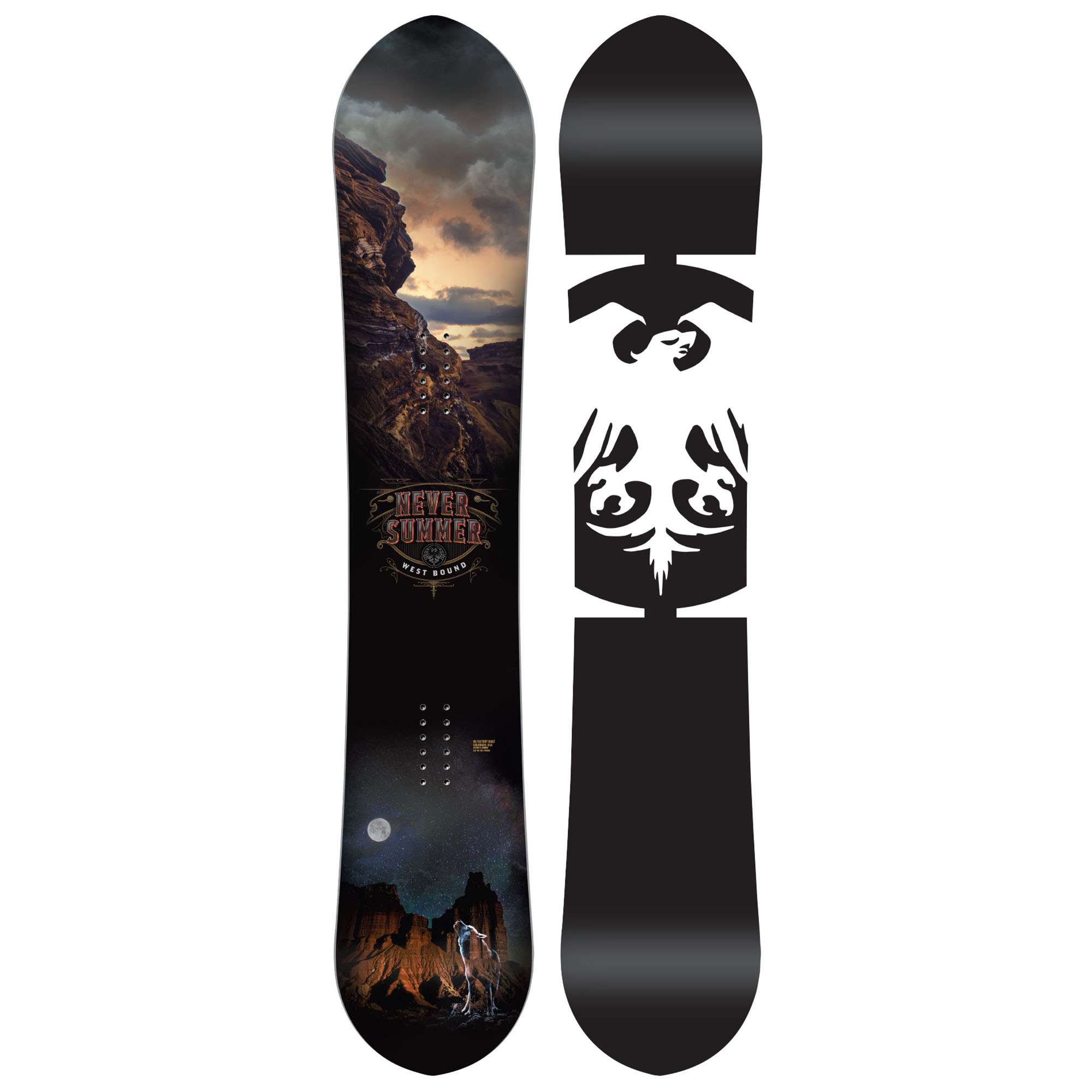 Never Summer Men's West Bound X Wide Snowbo