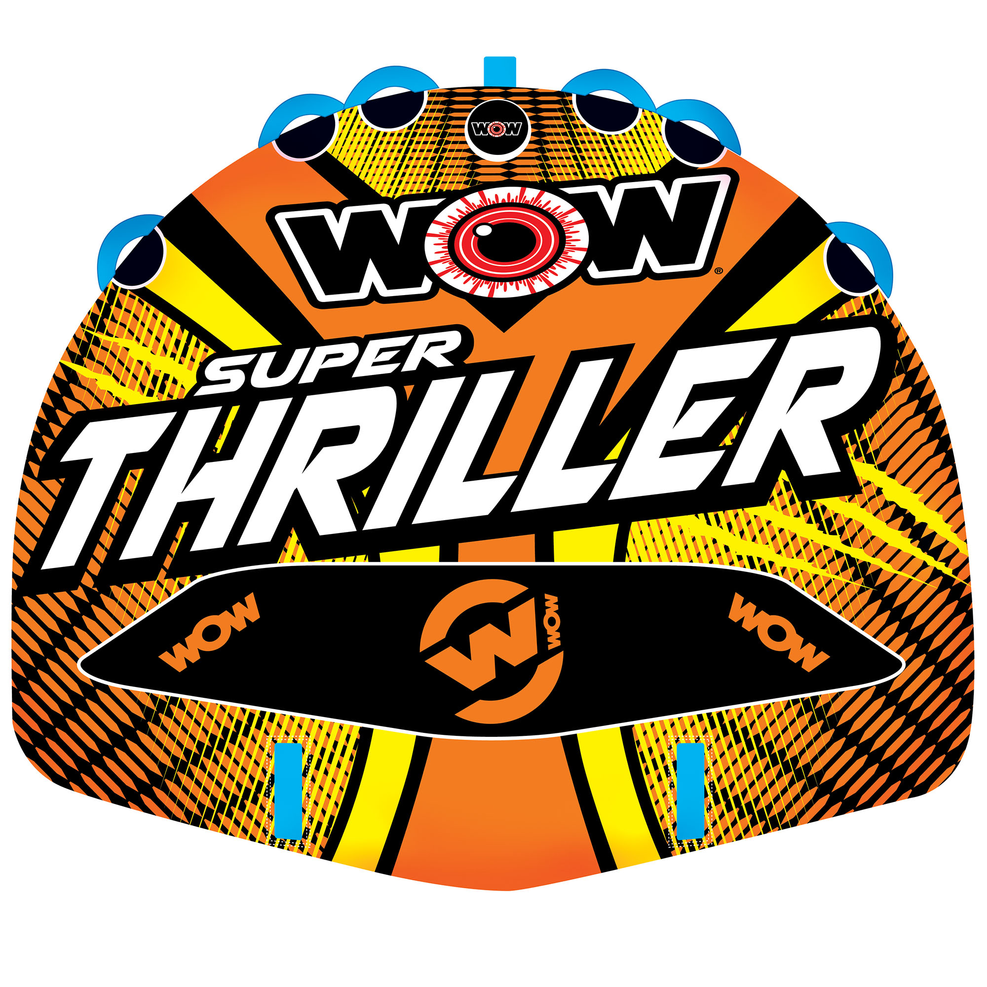 Wow Sports Super Thriller One To Three Person Towable Tube -  04897034343571