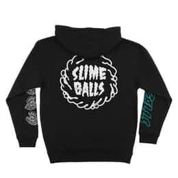 Slime Balls Men's Mono Splat Pullover Hooded Heavyweight Sweatshirt